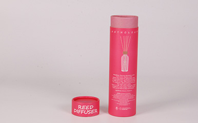 Red paper package tube