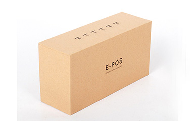 Rigid luxury brown kraft paper box